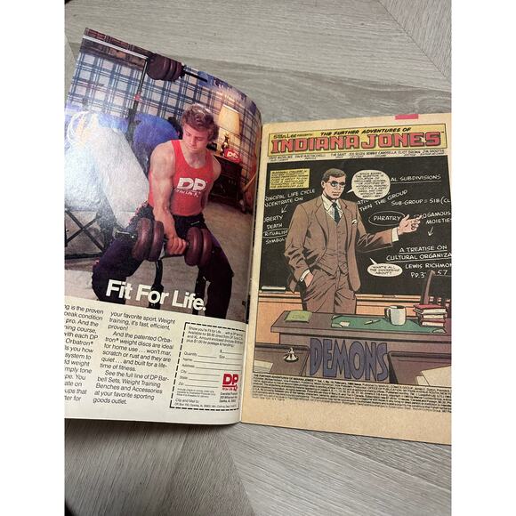 Further Adventres of Indiana Jones 14 Comic Book Marvel 1984 - Picture 4 of 12